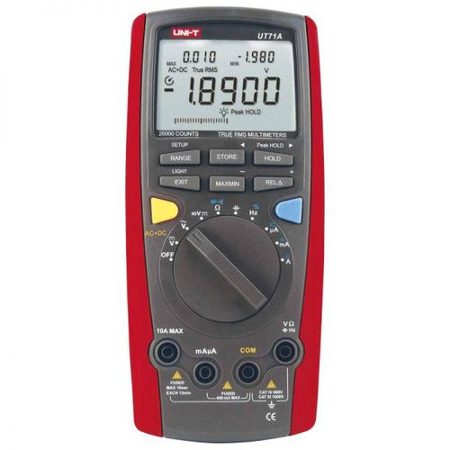 Digital multimeter - UT71A - Erko - portable / 1000 V / 10 A