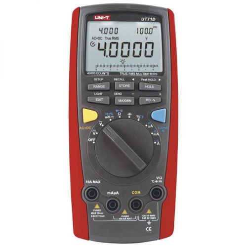 Digital multimeter - UT71D - Erko - portable / 1000 V / 10 A