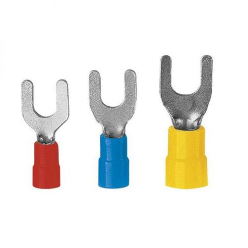 Flanged solderless spade wire terminal - KNE series - Erko - tubular / insulated / polyamide