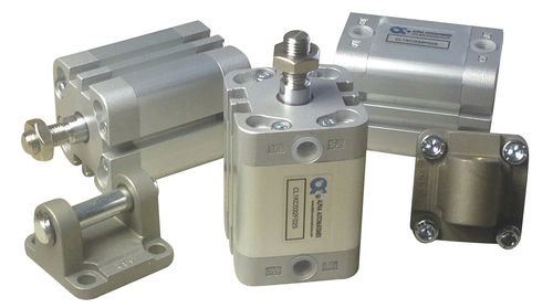 Pneumatic cylinder - CL1KC - ALPHA AUTOMATISMES Sarl - piston / magnetic piston / with threaded rods