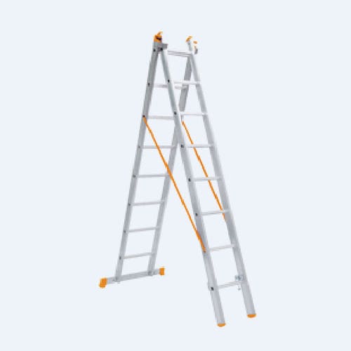 Stainless steel ladder - AKS series  - ELBE ENDUSTRY - sliding