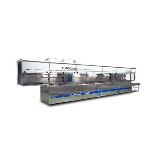 Ultrasonic cleaning machine - PLURITANK 45/12P - EUROCOLD srl - water-based detergent / automatic / industrial