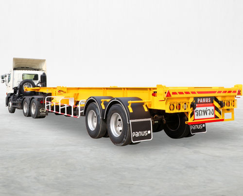 Container semi-trailer - PS2-SC1250M - Panus Assembly - skeletal / 2-axle / towed