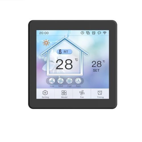 Touch screen thermostat - TC040C11 U(W) 04 - Beijing DWIN Technology Co., Ltd. - NTC / programmable / relay