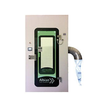 Mist safety shower - RLM-750 PT - ALBIAN GROUP - floor-standing / for laboratory / for clean-room