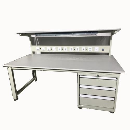 Stainless steel workbench - ChengDu SanJi Technology Co.,LTD - with drawer