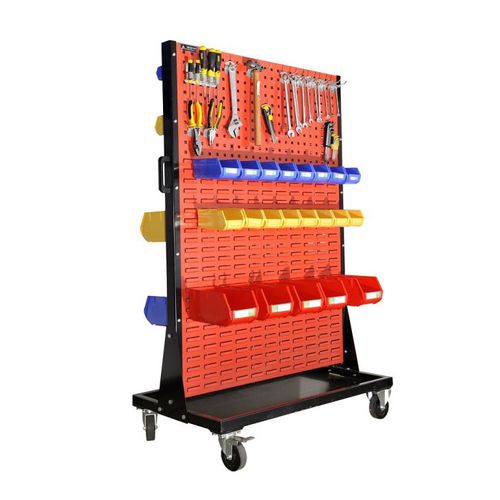 Storage warehouse shelving - FJ-4006/7 - ChengDu SanJi Technology Co.,LTD - mobile / double-sided