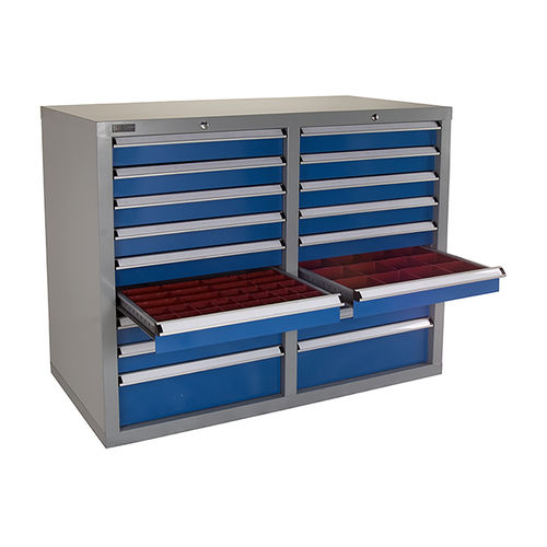 Tool cabinet - FC-2018 - ChengDu SanJi Technology Co.,LTD - floor-mounted / multi-drawer / stainless steel