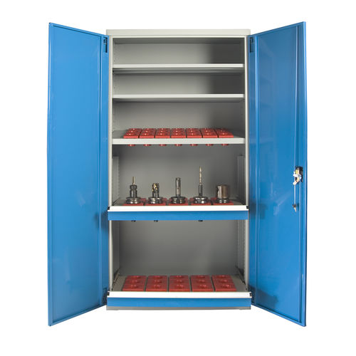 Tool cabinet - FG-3010 - ChengDu SanJi Technology Co.,LTD - floor-mounted / double-door / vertical