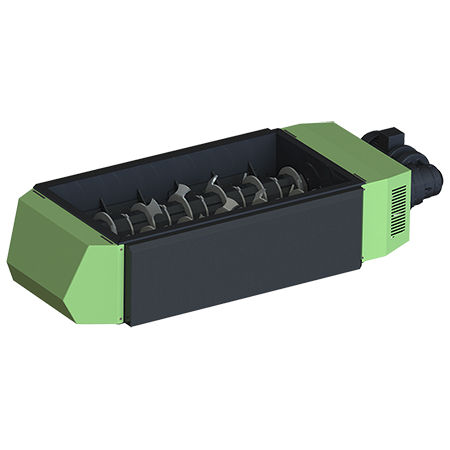 Double shaft shredder - P 130 - Robust d.o.o. - for wood / for waste / plastic