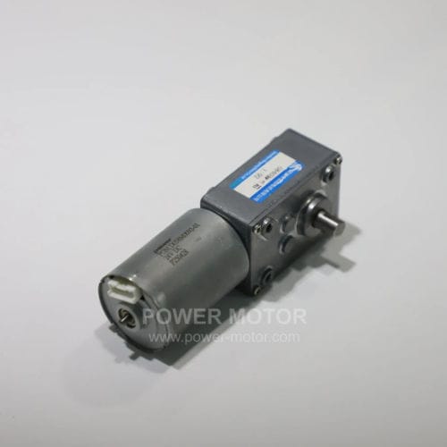 DC gear-motor - PGM.D058 - Shenzhen Power Motor Industrial Co., Ltd. - worm / right angle / 10 W...50 W
