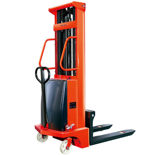 Semi-electric stacker truck - CTD - Niuli Machinery Manufacture Co., Ltd. - transport / for lifting / handling