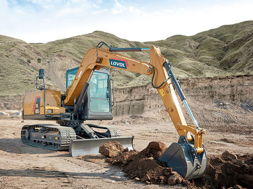 Medium excavator - FR80E2 - Lovol Heavy Industry Co., Ltd. - crawler / diesel / construction