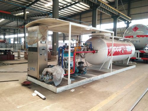 Automated filling station - Q345R - CLW GROUP - container / for gas bottles / industrial