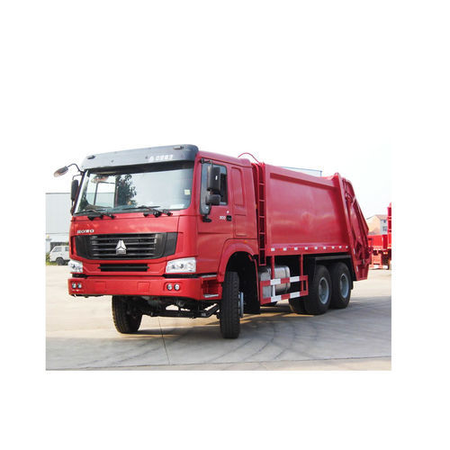 Mixed waste compactor - Sinotruk HOWO 6*4 - CLW GROUP - mobile / hydraulic / electric