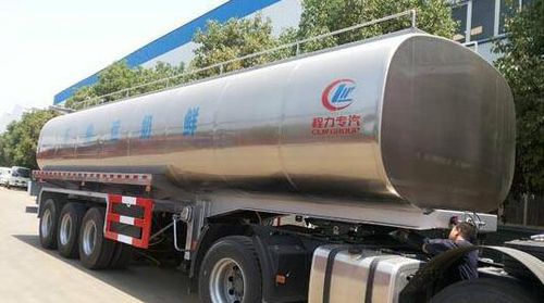 Semi-tanker semi-trailer - CLW GROUP - for food / for milk / 3-axle