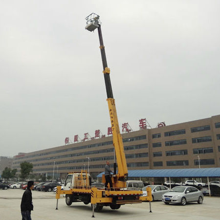 Truck-mounted aerial work platform - CLW GROUP - hydraulic / exterior / for industrial applications