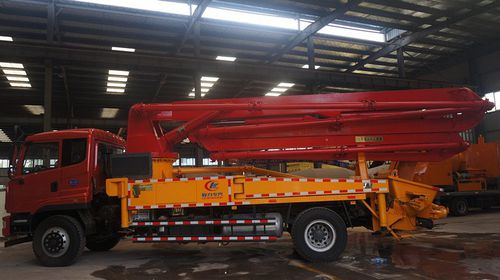 Construction truck-mounted concrete pump - CLW GROUP - diesel / piston