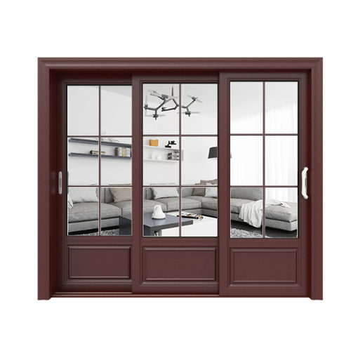 Sliding door - J168 - Fujian Fen'an Aluminium Co., Ltd. - aluminium / indoor / safety