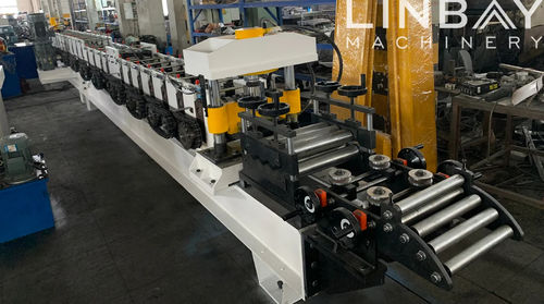 Profile roll forming machine - WUXI LINBAY MACHINERY CO.,LTD - automatic / punching / with cutting