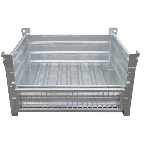 Galvanised steel pallet box - SMB/SBS/WDS - Longhe Intelligent Equipment Manufacturing Co.,Ltd - storage / transport / handling