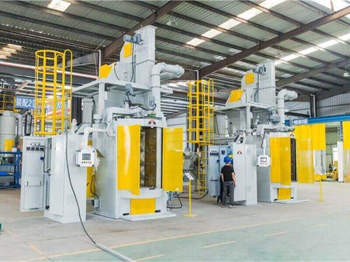Rotating table shot blasting machine - MDT2 series - MAYFLAY Machinery (Huizhou) Co., Ltd. - turbine / for metal / sheet metal