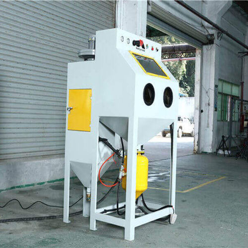 Suction blast cabinet - MS series - MAYFLAY Machinery (Huizhou) Co., Ltd. - manual / with turntable