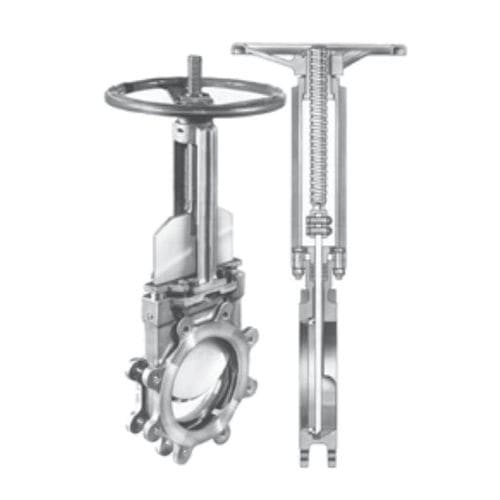 Knife gate valve - TPS TECHNITUBE RÖHRENWERKE GMBH - with handwheel / lug type / cryogenic