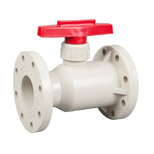 Ball valve - Q41F-10S - Ningbo Baodi Plastic Valve Co., Ltd. - manual / for control / flange