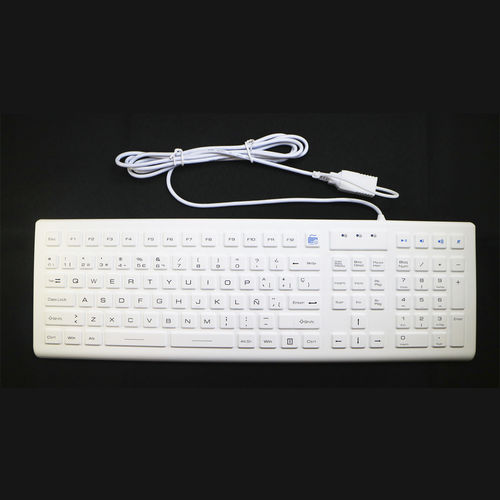Desktop keyboard - MKB-110-NLM-V2 - MATE TECHNOLOGY SHENZHEN LIMITED - with mechanical keys / industrial / medical