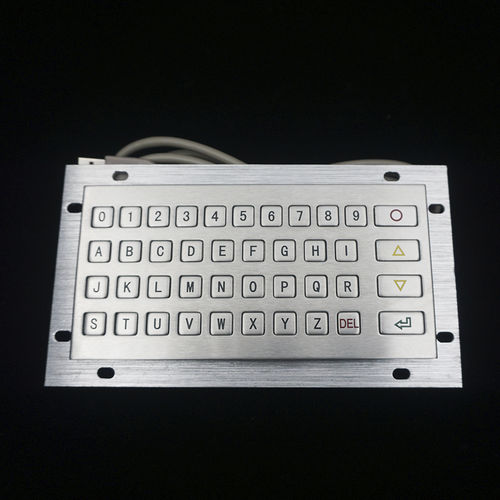 41-key keypad - MKA-41N - MATE TECHNOLOGY SHENZHEN LIMITED - panel-mount / stainless steel / aluminum