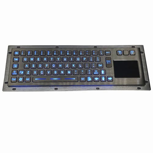 Backlit keyboard - MKA-67-PL - MATE TECHNOLOGY SHENZHEN LIMITED - panel-mount / with mechanical keys / with 2 mouse keys