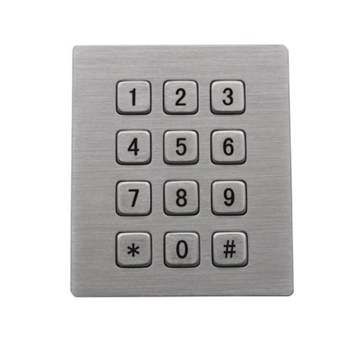 12-key keypad - MKA-34N-V1 - MATE TECHNOLOGY SHENZHEN LIMITED - panel-mount / stainless steel / USB