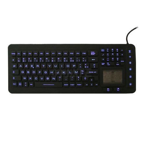 Hygienic keyboard - MKB-105-PNLM - MATE TECHNOLOGY SHENZHEN LIMITED - desktop / with mechanical keys / with 2 mouse keys