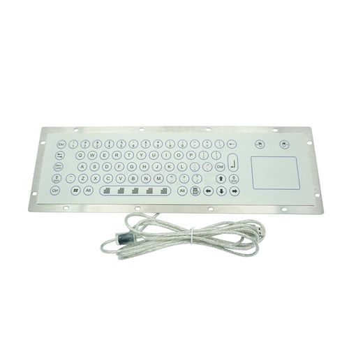 Panel-mount keyboard - MKC-67-P - MATE TECHNOLOGY SHENZHEN LIMITED - with mechanical keys / membrane / with 2 mouse keys