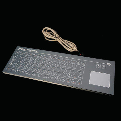Panel-mount keyboard - MKC-69-P-V1 - MATE TECHNOLOGY SHENZHEN LIMITED - micro-switch / membrane / with 2 mouse keys