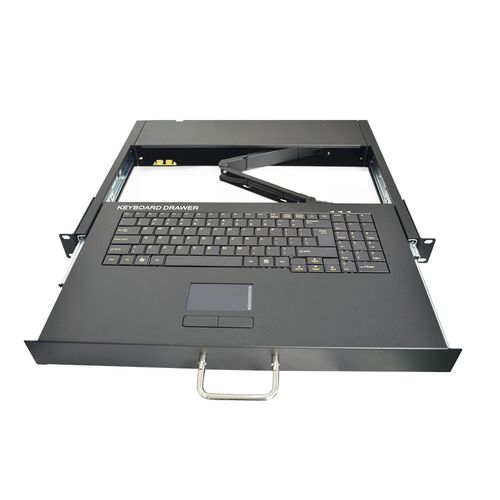 19" rack drawer - MKF-01 - MATE TECHNOLOGY SHENZHEN LIMITED - console / keyboard / 1U