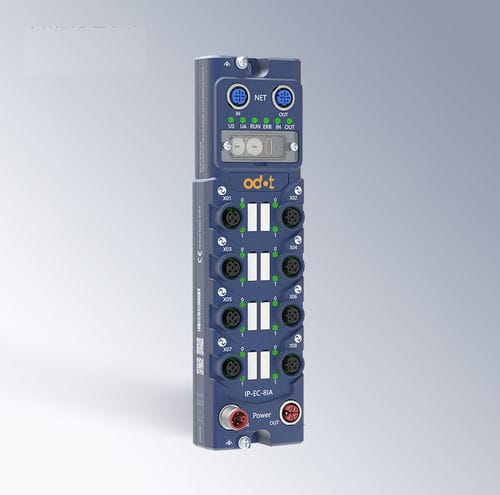 Digital I/O module - IP-EC-8IA - ODOT Automation - Ethernet / IO-Link / EtherCAT