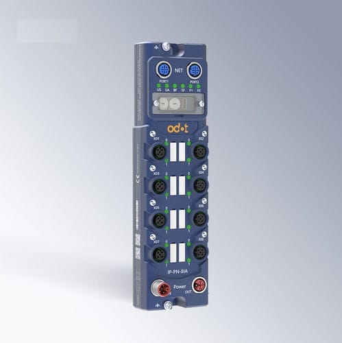 Digital I/O module - IP-PN-8IA - ODOT Automation - ProfiNet / IO-Link / Ethernet