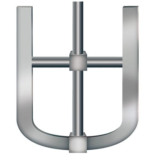 Anchor type impeller - Chemineer - for agitators / axial-flow