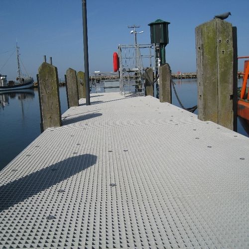 GRP grating - BK5 series - Lichtgitter GmbH - corundum / non-slip / high chemical resistance