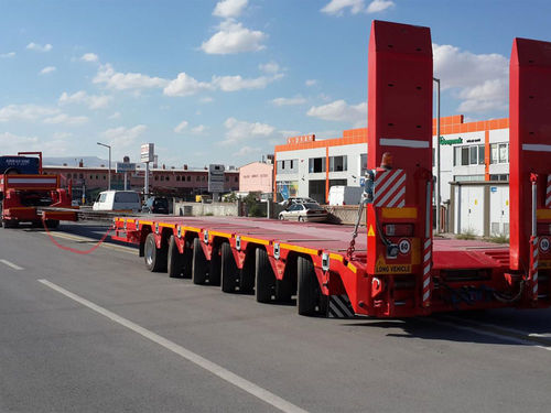 Platform semi-trailer - Emirsan Trailer - air-suspension / 6-axle / towed