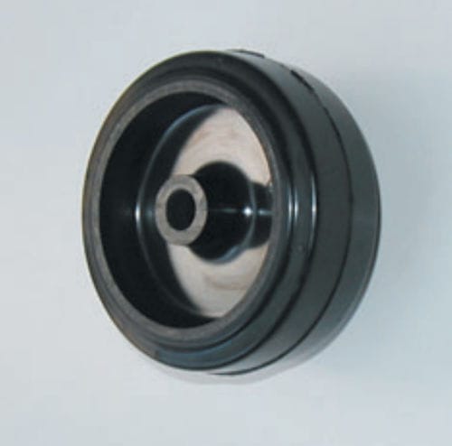 Monobloc wheel - HT RUBBER - Fabbrica Italiana Ruote - rubber / low-noise / heat-resistant