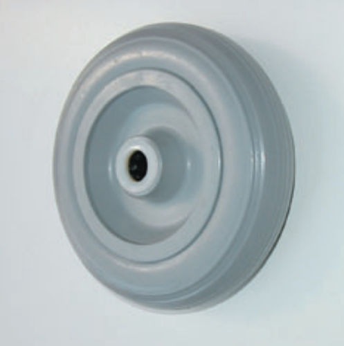 Wheel with solid tire - SOFT - Fabbrica Italiana Ruote - rubber / non-marking / elastic