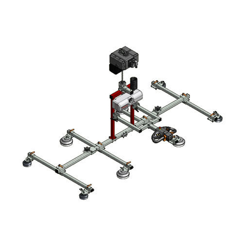 Metal sheet vacuum lifting device - Liftop - Manutention ergonomique - glass plate / horizontal / vertical