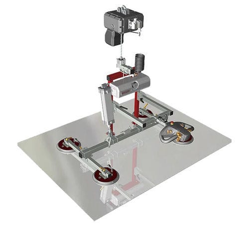 H-shaped vacuum lifting device - UGL 3 - Liftop - Manutention ergonomique - for metal sheets / horizontal / vertical