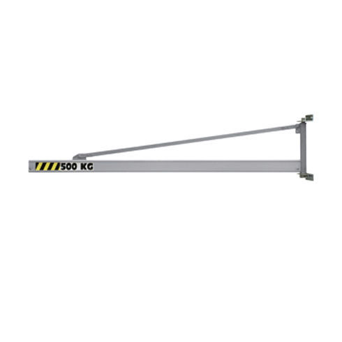 Wall-mounted jib crane - Liftop - Manutention ergonomique - 180° / overbraced / aluminium