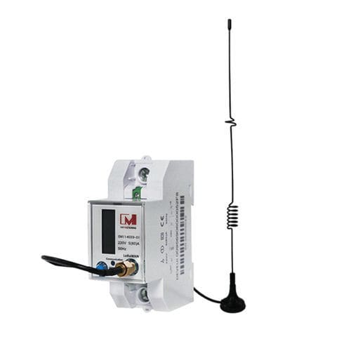 Single-phase electric energy meter - EU868MHz - IVY METERING - DIN rail / residential / prepaid