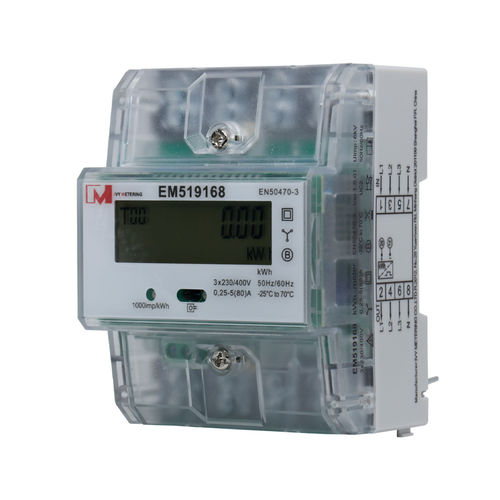 Three-phase electric energy meter - EM5191 series - IVY METERING - DIN rail / RS-485 / MID certified