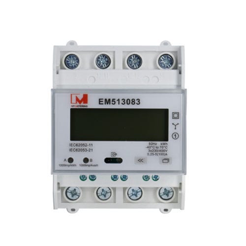 Three-phase electric energy meter - EM513083 V2G - IVY METERING - DIN rail / RS-485 / residential